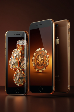 Smartphone avec app casino mobile